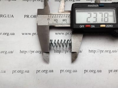 Пружина стиснення 1 х 8,8 х 23,8 (Артикул: S4392)