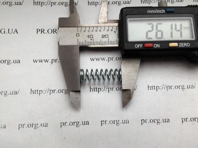 Пружина стиснення 1 х 8,4 х 26 (Артикул: S4393)