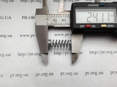 Пружина стиснення 1 х 8,6 х 24 (Артикул: S4395)