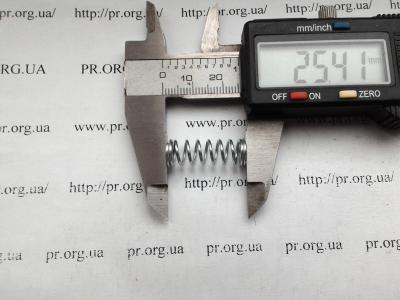 Пружина стиснення 1 х 8,7 х 25,5 (Артикул: S4396)
