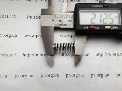 Пружина стиснення 1 х 8,6 х 21 (Артикул: S4397)