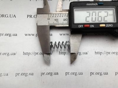 Пружина сжатия 1 х 8,1 х 20,5 (Артикул: S4399)