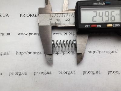 Пружина стиснення 1 х 8,7 х 25 (Артикул: S4401)