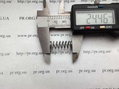 Пружина стиснення 1 х 8,7 х 24,5 (Артикул: S4402)