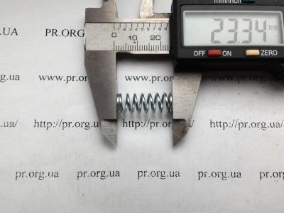 Пружина стиснення 1 х 8,6 х 23 (Артикул: S4405)