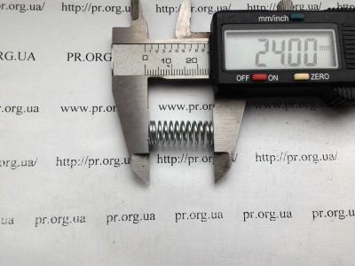 Пружина стиснення 1 х 9 х 24 (Артикул: S4412)