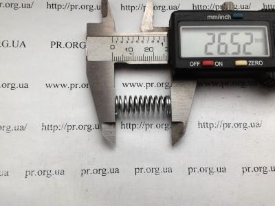 Пружина стиснення 1 х 9,1 х 26,5 (Артикул: S4414)