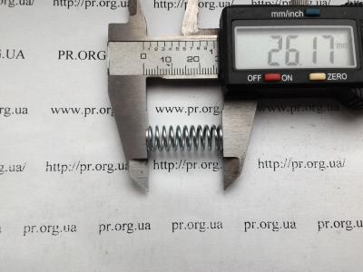 Пружина стиснення 1 х 9,1 х 26 (Артикул: S4416)