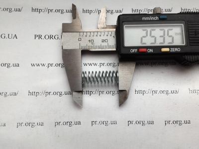 Пружина стиснення 1 х 9,1 х 25,3 (Артикул: S4417)