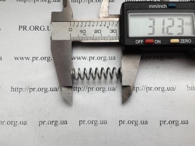 Пружина сжатия 1 х 8 х 31 (Артикул: S4422)