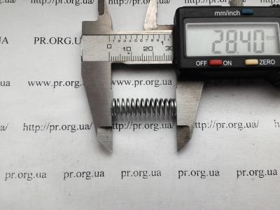 Пружина стиснення 1 х 8 х 28,5 (Артикул: S4424)