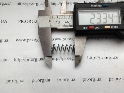 Пружина стиснення 1 х 8 х 23,3 (Артикул: S4428)