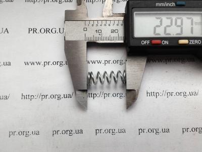 Пружина стиснення 1 х 8 х 23 (Артикул: S4429)