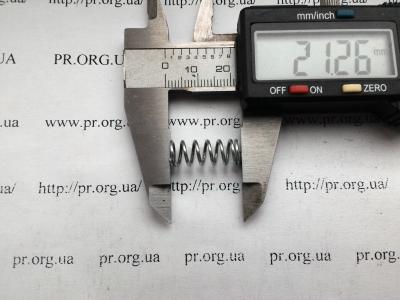 Пружина стиснення 1 х 8 х 21,2 (Артикул: S4431)