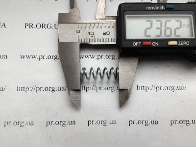 Пружина сжатия 1 х 8 х 23,5 (Артикул: S4432)