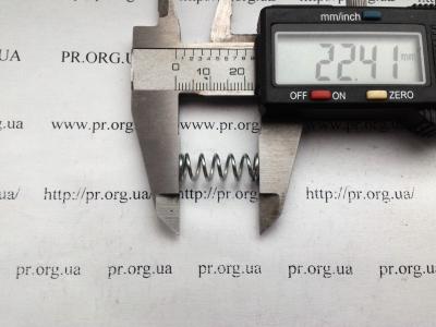 Пружина сжатия 1 х 8 х 22,4 (Артикул: S4433)