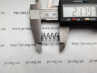 Пружина стиснення 1 х 8 х 21,8 (Артикул: S4438)