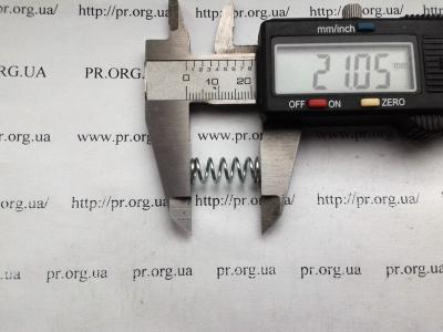 Пружина сжатия 1 х 8 х 21 (Артикул: S4439)