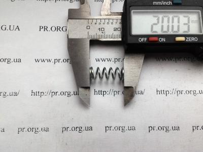 Пружина стиснення 1 х 8 х 20 (Артикул: S4440)