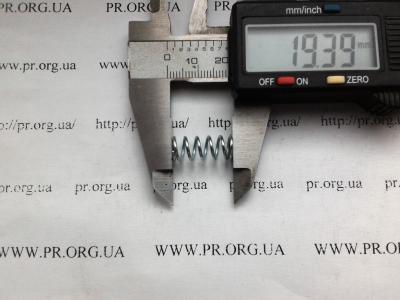 Пружина стиснення 1 х 8 х 19,5 (Артикул: S4441)