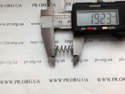 Пружина стиснення 1 х 8 х 19,2 (Артикул: S4442)