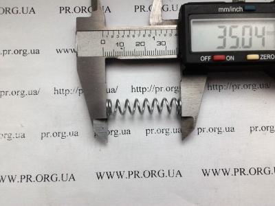 Пружина сжатия 1 х 7,9 х 35 (Артикул: S4449)