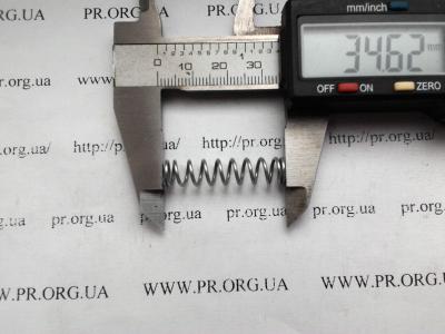 Пружина сжатия 1 х 7,7 х 34,5 (Артикул: S4450)
