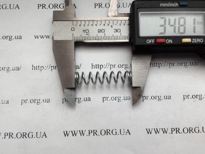 Пружина стиснення 1 х 7,8 х 34,8 (Артикул: S4451)