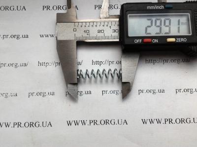 Пружина стиснення 1 х 7 х 30 (Артикул: S4456)