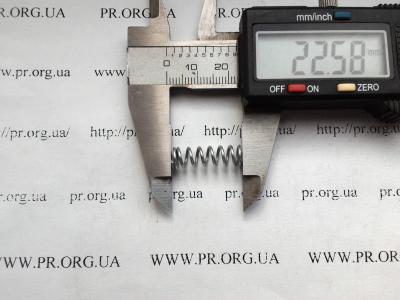 Пружина стиснення 1 х 7 х 22,5 (Артикул: S4460)