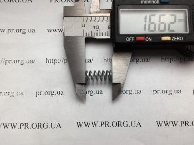 Пружина сжатия 1 х 7 х 16,5 (Артикул: S4464)