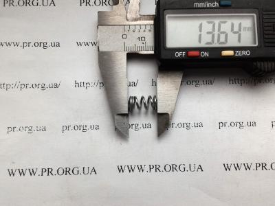 Пружина стиснення 1 х 7 х 13,5 (Артикул: S4465)