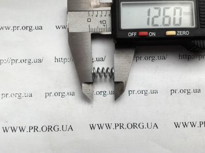 Пружина стиснення 1 х 6,8 х 12,5 (Артикул: S4467)