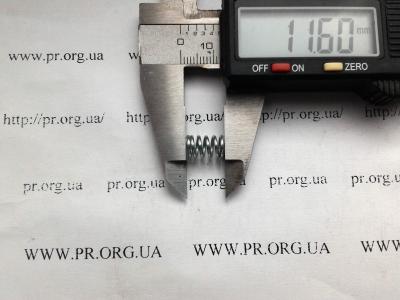 Пружина стиснення 1 х 7 х 11,5 (Артикул: S4469)