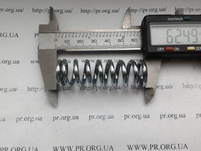 Пружина стиснення 3 х 18,8 х 62,5 (Артикул: S4476)