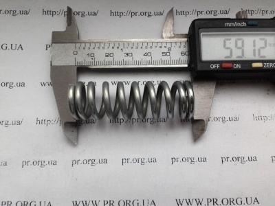 Пружина сжатия 3 х 19 х 59 (Артикул: S4477)