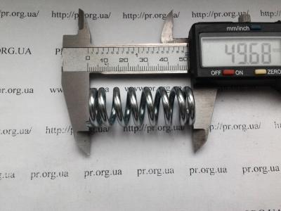 Пружина стиснення 3 х 18,5 х 49,5 (Артикул: S4478)