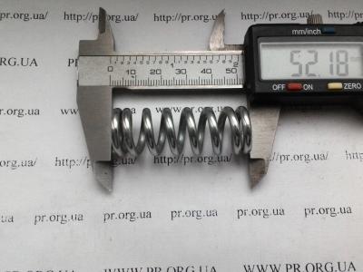 Пружина сжатия 3 х 18 х 52 (Артикул: S4479)