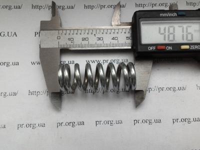 Пружина сжатия 3 х 18 х 48,5 (Артикул: S4482)