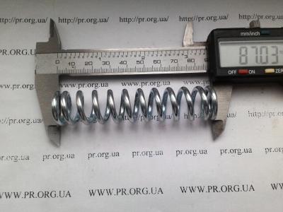 Пружина сжатия 3 х 19 х 87 (Артикул: S4485)