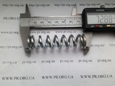 Пружина стиснення 3 х 18,8 х 73 (Артикул: S4487)