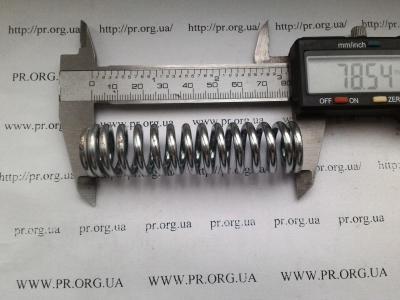 Пружина сжатия 3 х 19,8 х 78,5 (Артикул: S4488)