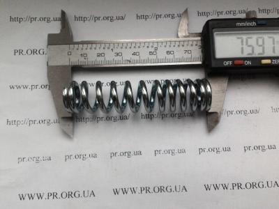 Пружина стиснення 3 х 17,8 х 76 (Артикул: S4490)