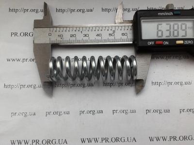 Пружина сжатия 3 х 18,3 х 63,8 (Артикул: S4491)