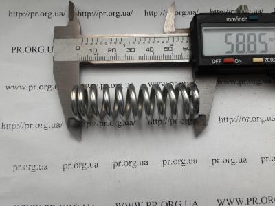 Пружина сжатия 3 х 18,4 х 58,5 (Артикул: S4500)