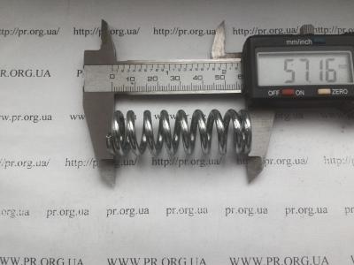 Пружина стиснення 3 х 18,8 х 57 (Артикул: S4503)