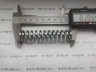 Пружина стиснення 3 х 17 х 82 (Артикул: S4509)