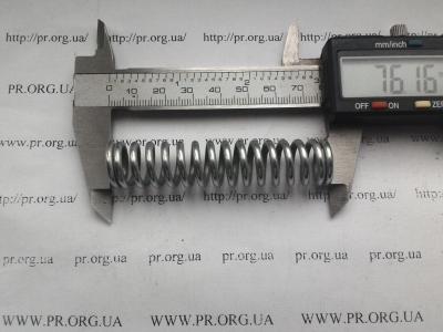 Пружина стиснення 2,5 х 16 х 76 (Артикул: S4519)