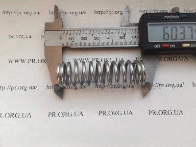 Пружина сжатия 2,5 х 18,5 х 60,3 (Артикул: S4527)