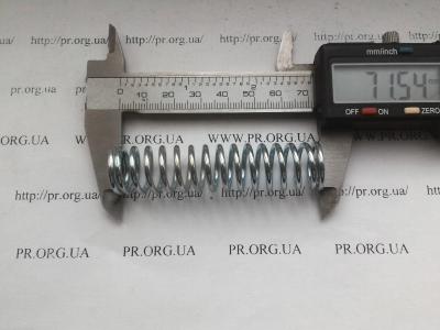 Пружина сжатия 2 х 17 х 71,5 (Артикул: S4531)